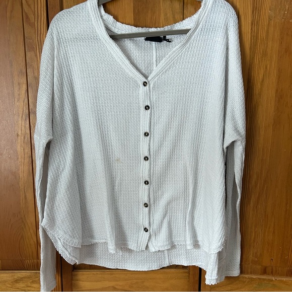 Urban Outfitters Tops - Out From Under Thermal Button Up Top